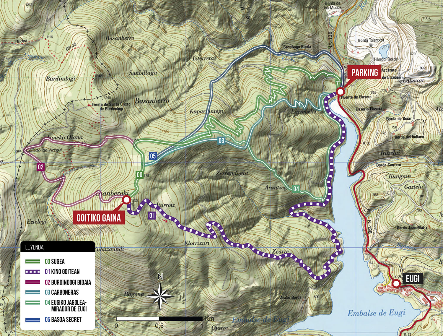 Mapa Sugea